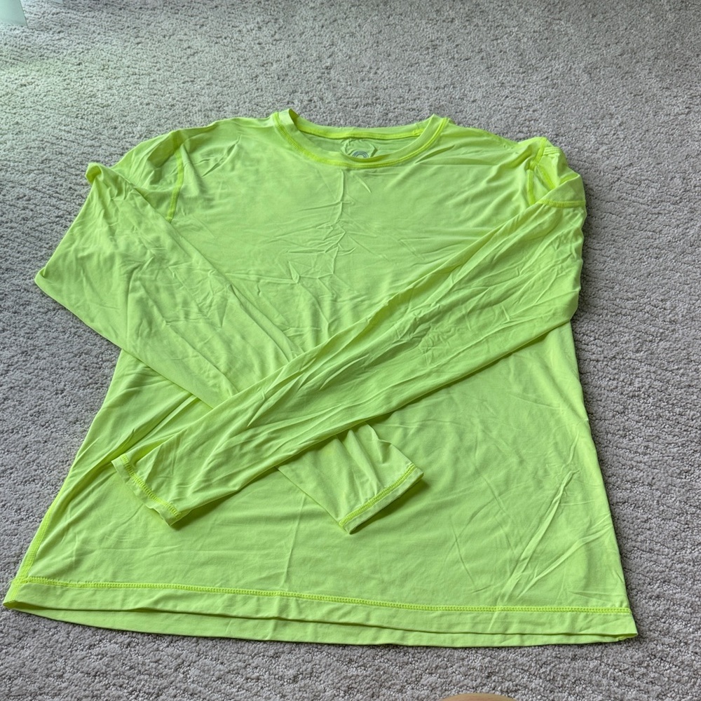 blaq·uv Neon Yellow X-Large  athletic  Top